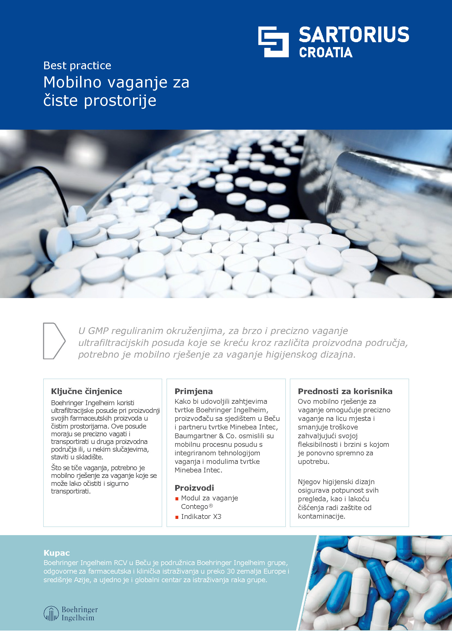 Mobilno vaganje za čiste prostorije - Sartorius Croatia 