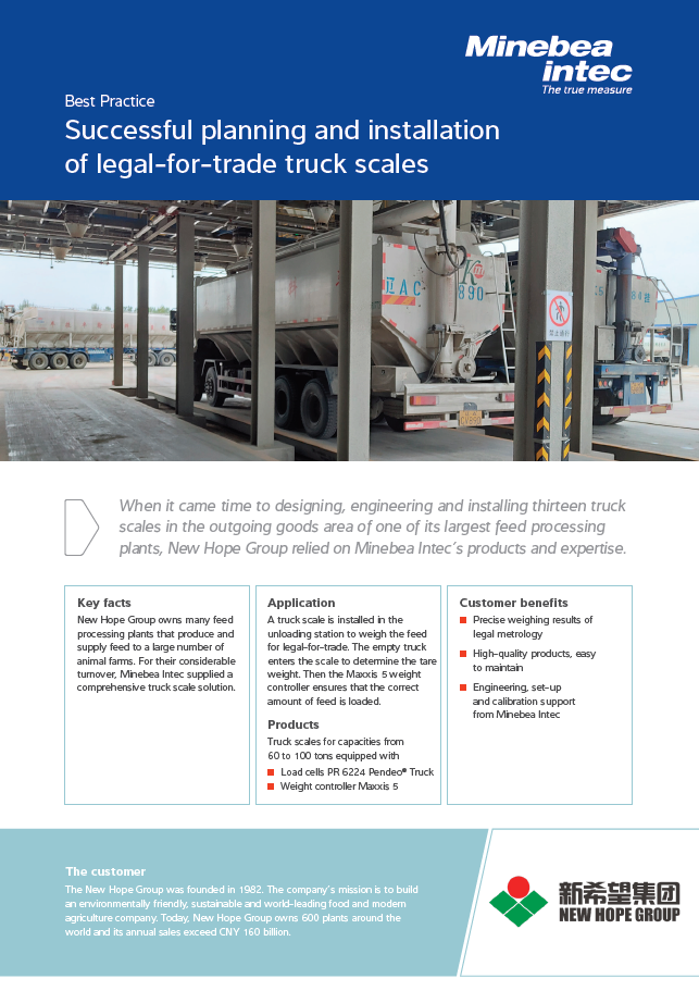 Successful planning and installation of legal-for-trade truck scales - Sartorius Croatia